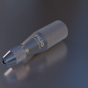 Spindel-Adapter-Filio - silber eloxiert 6,0° - für Poliereinheit 80